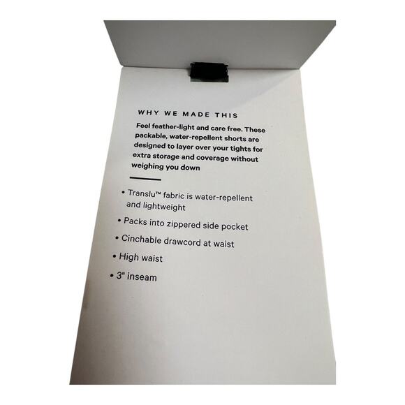 Lululemon Step out Short NWT 3" inseam size 8 Wind Running Athleisure Athletic - Picture 6 of 13